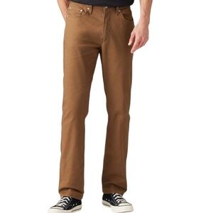 Levi's Men's Brown Straight Jeans
